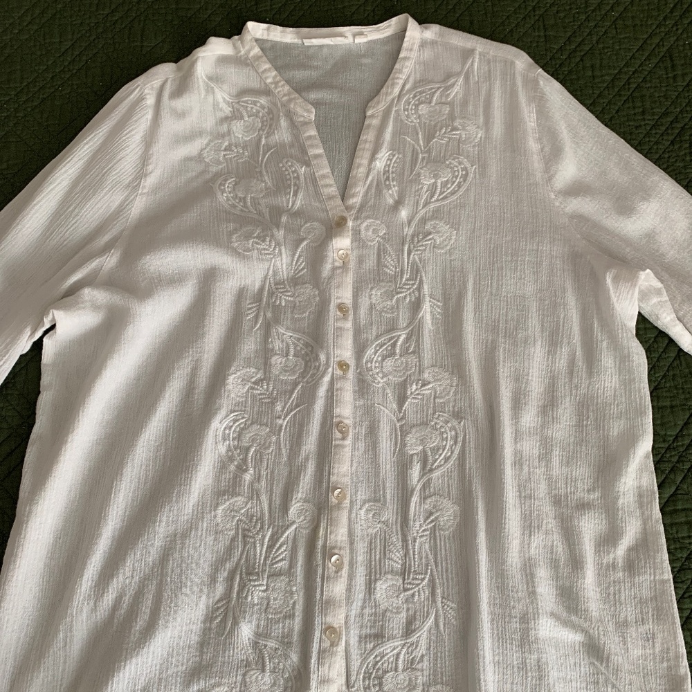 J Jill White Cotton